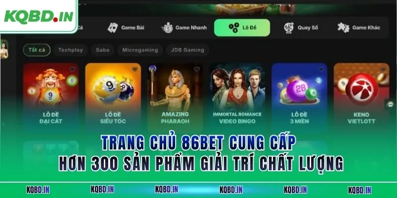 Nhà Cái Uy Tín – Top Thương Hiệu Toàn Diện Cho Người Chơi 24 Trang chủ 86BET cung cấp hơn 300 sản phẩm giải trí chất lượng